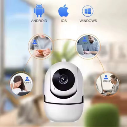 Smart 360° Wireless Security Camera & Baby Monitor – HD WiFi Home Surveillance System