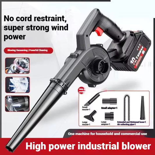 Soffiatore Industriale Portatile ad Alta Potenza – 2 Batterie incluse - BDIT ACCESSORI