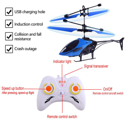 Bdit accessories Remote Control Helicopter, Infrared Controlled Helicopter, RC Helicopter Toy Gift for Kids, Helicopters Steering Wheel-1 - BDIT ACCESSORI