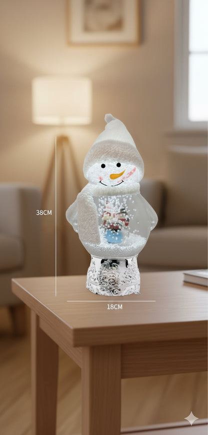 Palla di Neve Luminosa Pupazzo di Neve