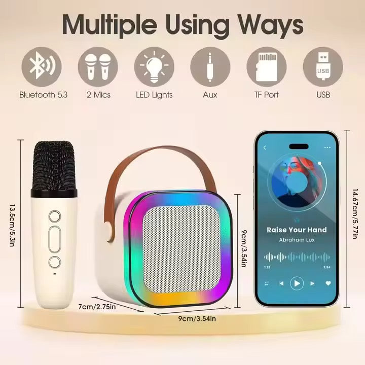 Portable Karaoke Machine: Party-Ready Fun for Everyone!