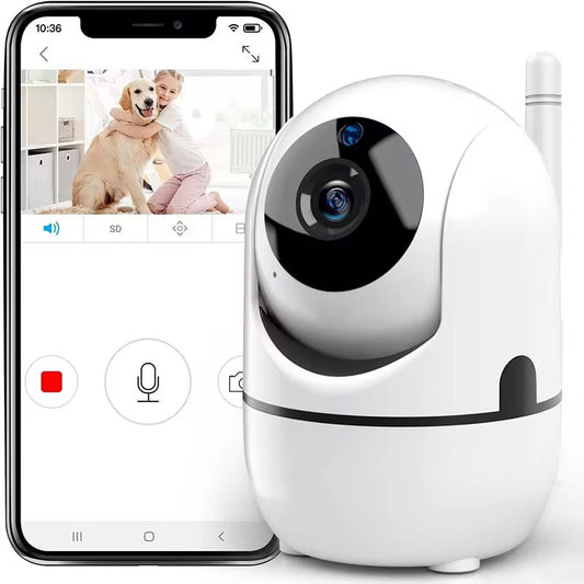 Smart 360° Wireless Security Camera & Baby Monitor – HD WiFi Home Surveillance System