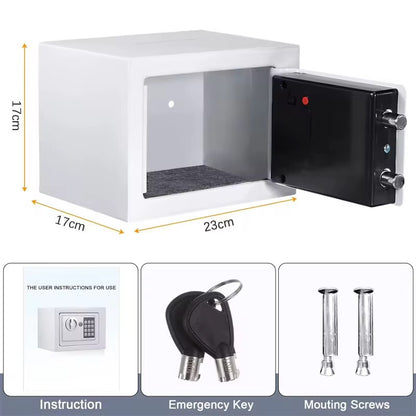 Cassaforte Digitale Compatta in Acciaio – Massima Sicurezza per i Tuoi Valori