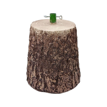 Base Ceppo per Albero di Natale – Supporto Decorativo in Finto Legno