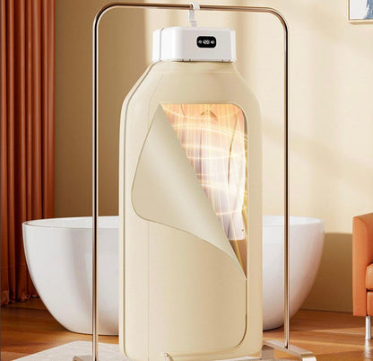 Asciugatrice Portatile Compatta - Design Innovativo a Capsula per Viaggi, Dormitori e Piccoli Spazi