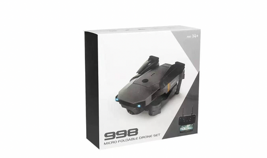 bdit accessori Drone 998 PRO Pieghevole con Telecamera Telecomando FPV Wi Fi APP per Principianti e Ragazzi