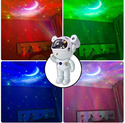 Bdit Accessori Lampada Proiettore Astronauta per Notte Stellata con Funzione Timer e Rotazione 360°