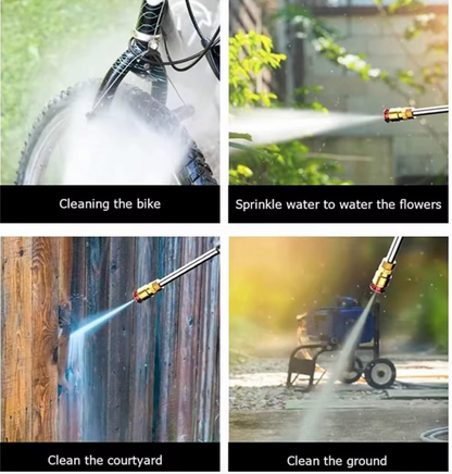 48v 8000mAh Battery Pressure Washer Portable Pressure Washer with 2 Batteries Battery Powered High Pressure Washer for Car Washing Floor Cleaning - BDIT ACCESSORI