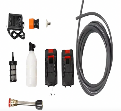 48v 8000mAh Battery Pressure Washer Portable Pressure Washer with 2 Batteries Battery Powered High Pressure Washer for Car Washing Floor Cleaning - BDIT ACCESSORI
