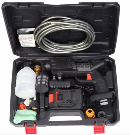 48v 8000mAh Battery Pressure Washer Portable Pressure Washer with 2 Batteries Battery Powered High Pressure Washer for Car Washing Floor Cleaning - BDIT ACCESSORI