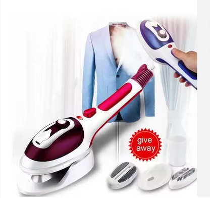 Ferro da Stiro a Vapore Portatile 1000W – Stiratrice Verticale e Orizzontale con Serbatoio 70ml