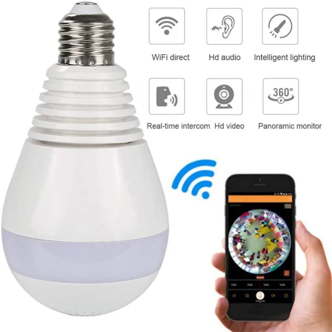 Smart Bulb Security Camera – Light Up & Protect Your Home - BDIT ACCESSORI